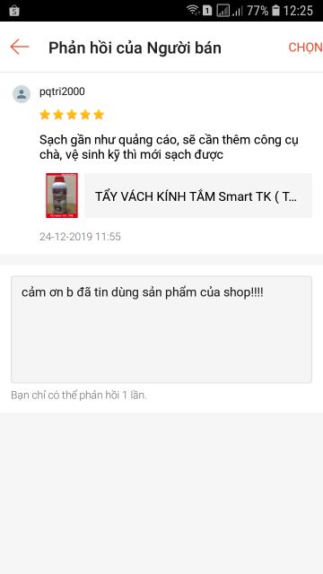 Tẩy Cặn Canxi Trên Kính SMART TK - Vệ Sinh Sạch Cặn Bám Lâu Ngày Vách Kính Nhà Tắm, Gương - LOẠI MẠNH NHẤT