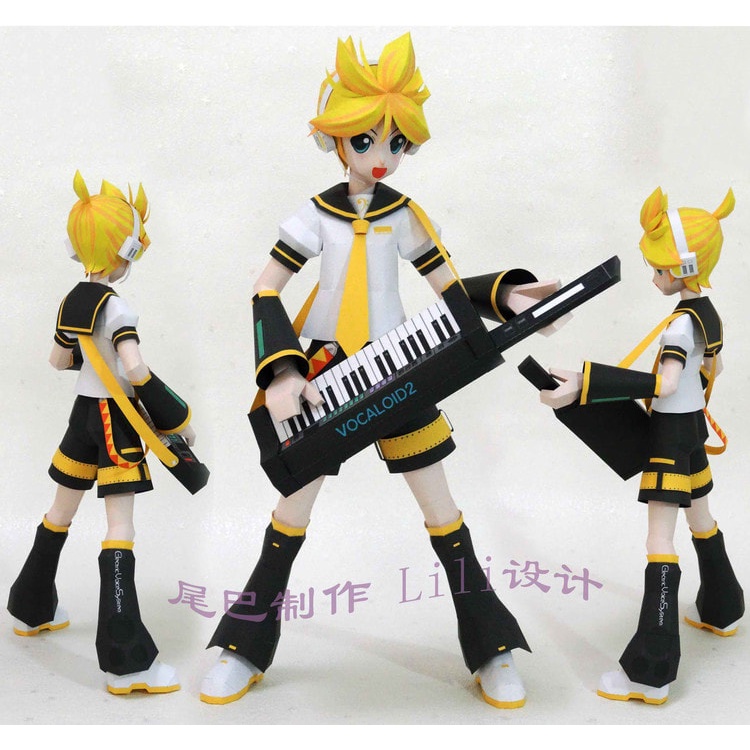 Mô Hình Giấy Kagamine Rin Kagamine Len - Vocaloid TS31