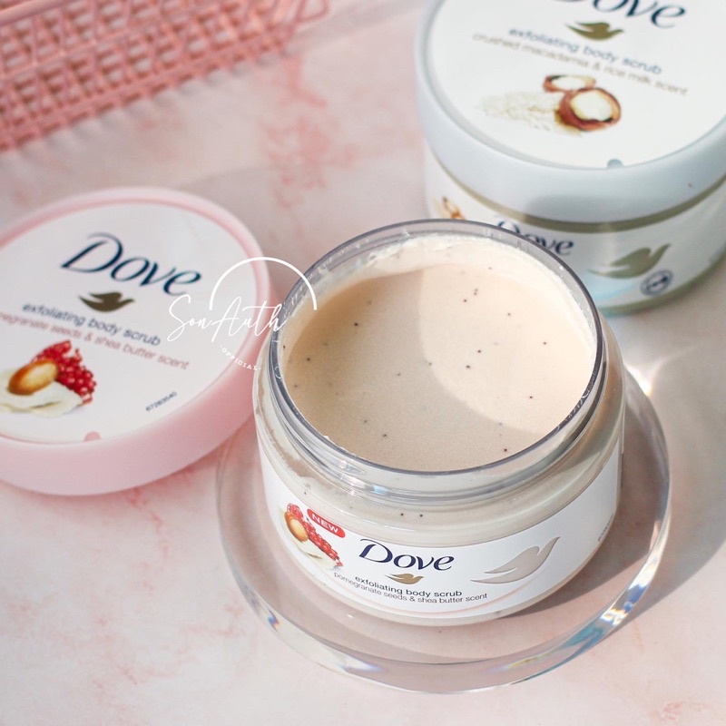 Tẩy da chết body Dove Exfoliating Body Scrub