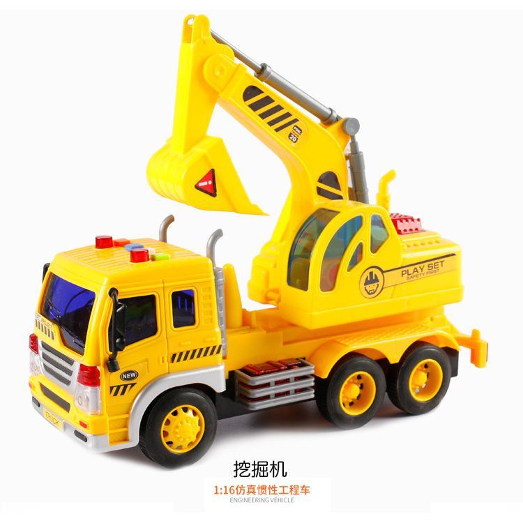 Mô Hình Đồ Chơi Xe Máy Xúc Công Trình Tỉ Lệ 1: 16 Dành Cho Bé Trai