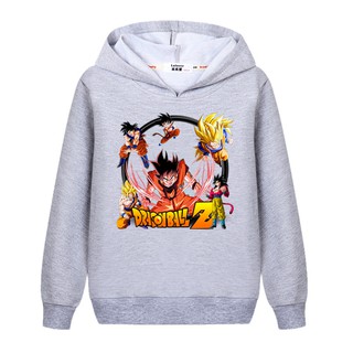 Áo Hoodie In Hình dragon ball z goku Phong Cách Đường Phố Nhật Bản Cho Bé Trai
