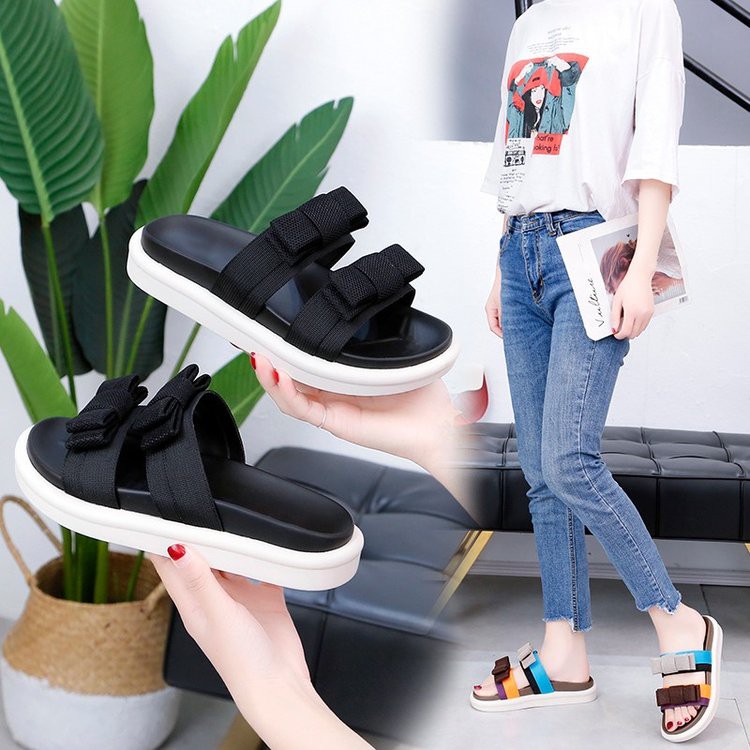 Dép bánh mỳ phối đa sắc siêu xinh