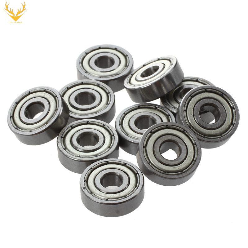 10 chiếc 625ZZ 5mm x 16mm x 5mm Vòng bi xuyên tâm rãnh sâu được bảo vệ