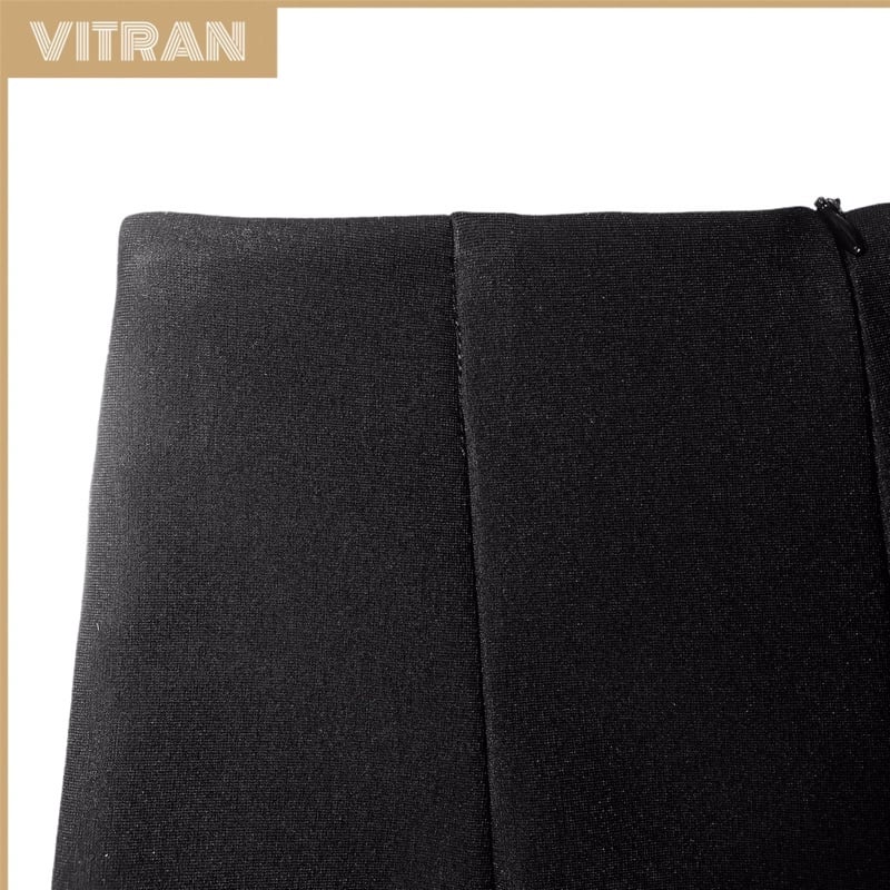 quần váy chữ A xẻ 2 bên công sở dáng ngắn quần short chất tuyết mưa dày dặn phong cách Hàn Quốc thanh lịch