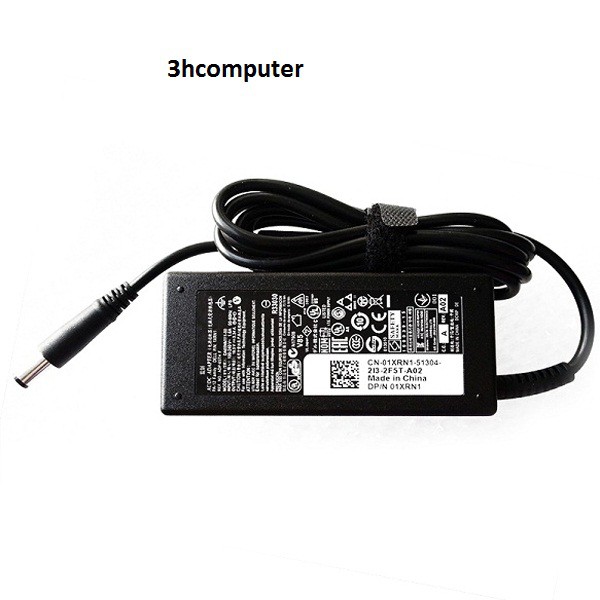 Sạc laptop Dell 19.5v-3.34a đầu nhỏ 3.0*1.1mm tặng dây nguồn sạc laptop .