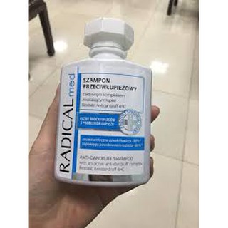 Radical med anti dandruff shampoo 300ml- dầu gội làm sạch và ngăn ngừa gàu