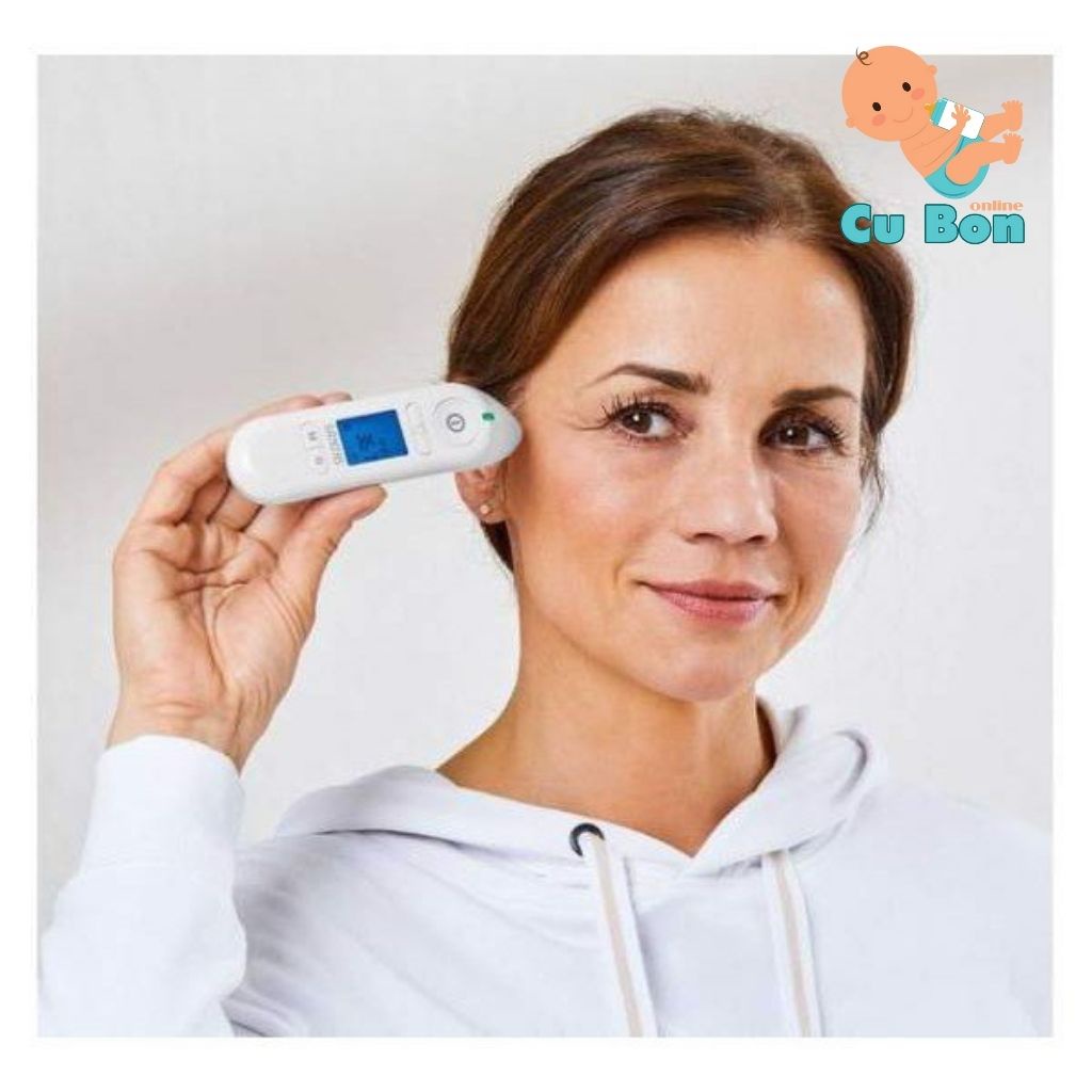 Nhiệt Kế Điện Tử Hồng Ngoại Đa Năng Sanitas SFT 79 của Đức Đo Trán, Đo Tai