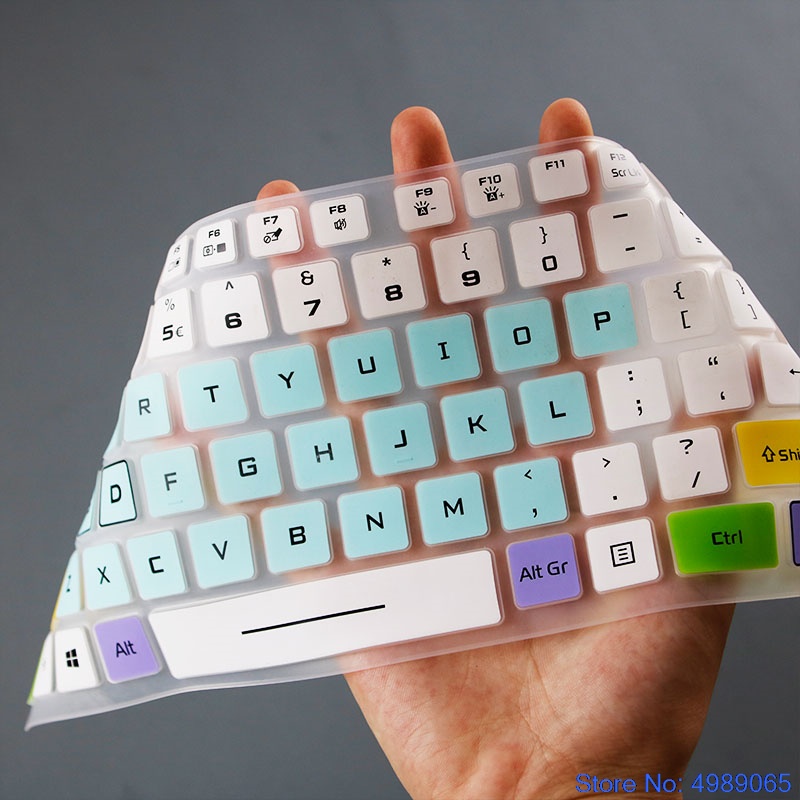 Miếng Silicone Bảo Vệ Bàn Phím Cho Acer Aspire Nitro 5 AN515-44 AN515-44 AN515-55 AN515-54 15.6-inch Predator Gaming 2020