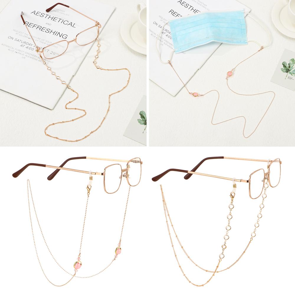 ESPO Dây Đeo Cổ Giữ Mắt Kính Đính Pha Lê