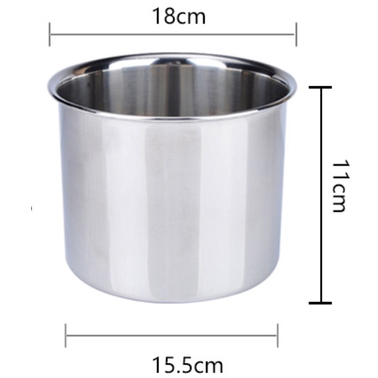 Âu Trộn Bột Tô Thố Bowl Bát Trộn Mặt Nạ Dụng Cụ Làm Bánh Bằng Inox Chất Lượng Cao - BOWL