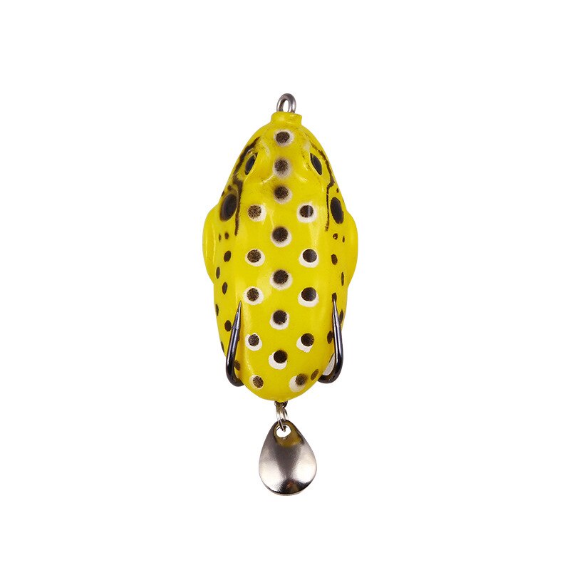 Móc câu cá hình ếch bằng sequin mềm 8cm/13g chất lượng