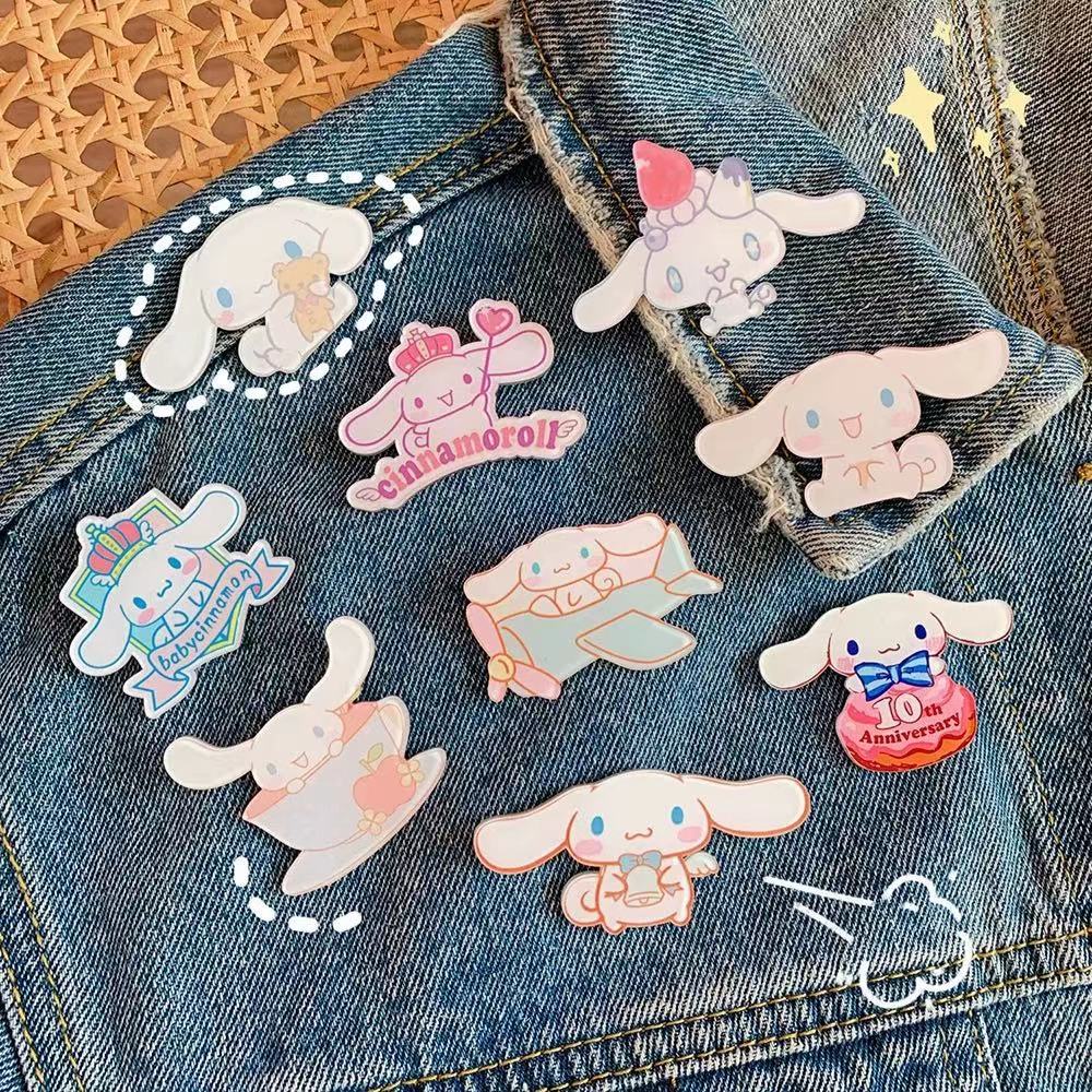 Ghim Cài Áo Hình Chú Chó Cinnamon Dễ Thương