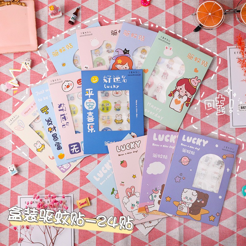 Miếng Dán Đuổi Muỗi Tinh Dầu Thực Vật Dành Cho Trẻ Em Và Người Lớn