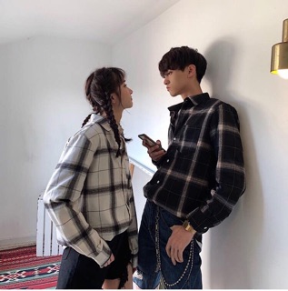 Sơ mi sọc caro unisex