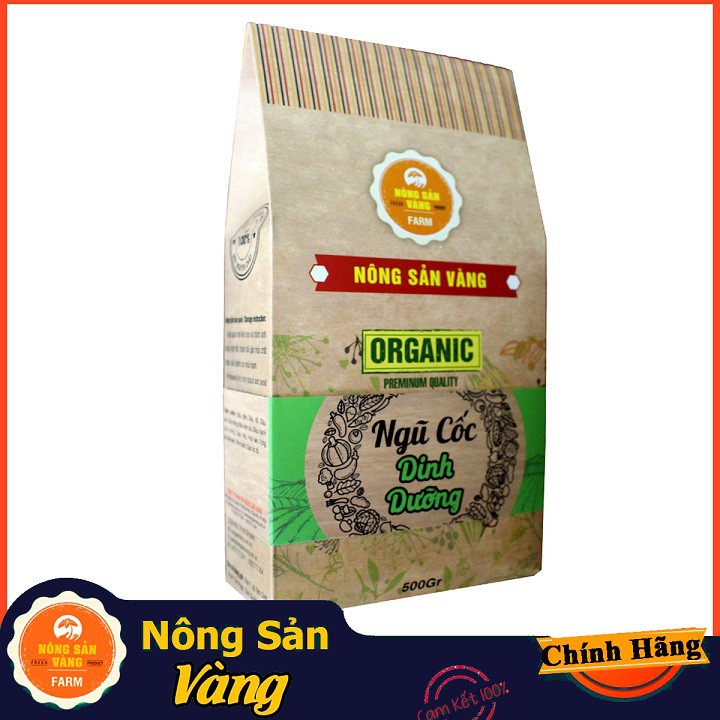 Bột Ngũ Cốc Dinh Dưỡng Không Đường 500g - Nông Sản Vàng