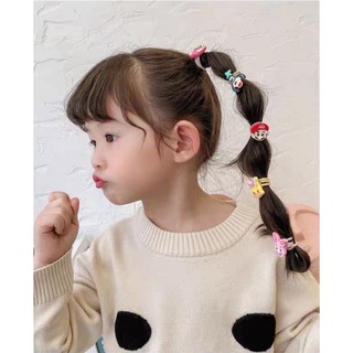 Set 2 dây cột tóc hoạt hình cho bé