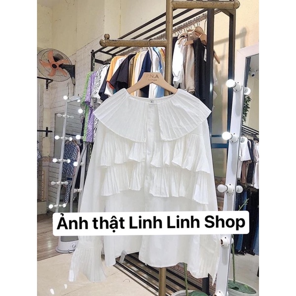 Áo sơmi nữ tiểu thư ,bánh bèo tay bồng