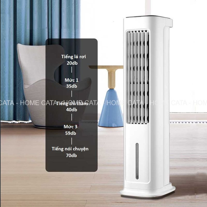 Quạt điều hòa tháp không cánh inverter cao cấp HYUNDAI BL-SD3-D. Công suất 80W.