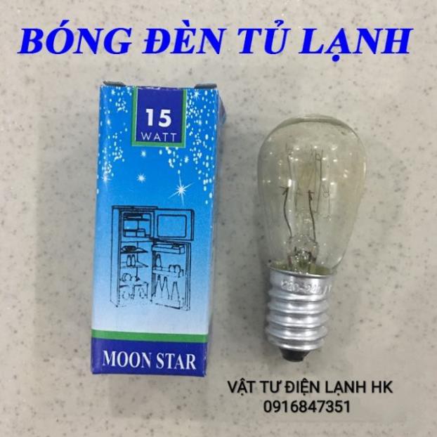 Bóng đèn tủ lạnh 15W đui xoáy chuôi E12 E14