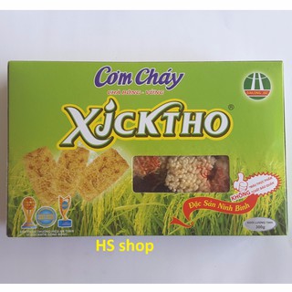 Cơm cháy Xicktho (Trà bông, Vừng) 300gr đặc sản Ninh Bình - NPP HS shop