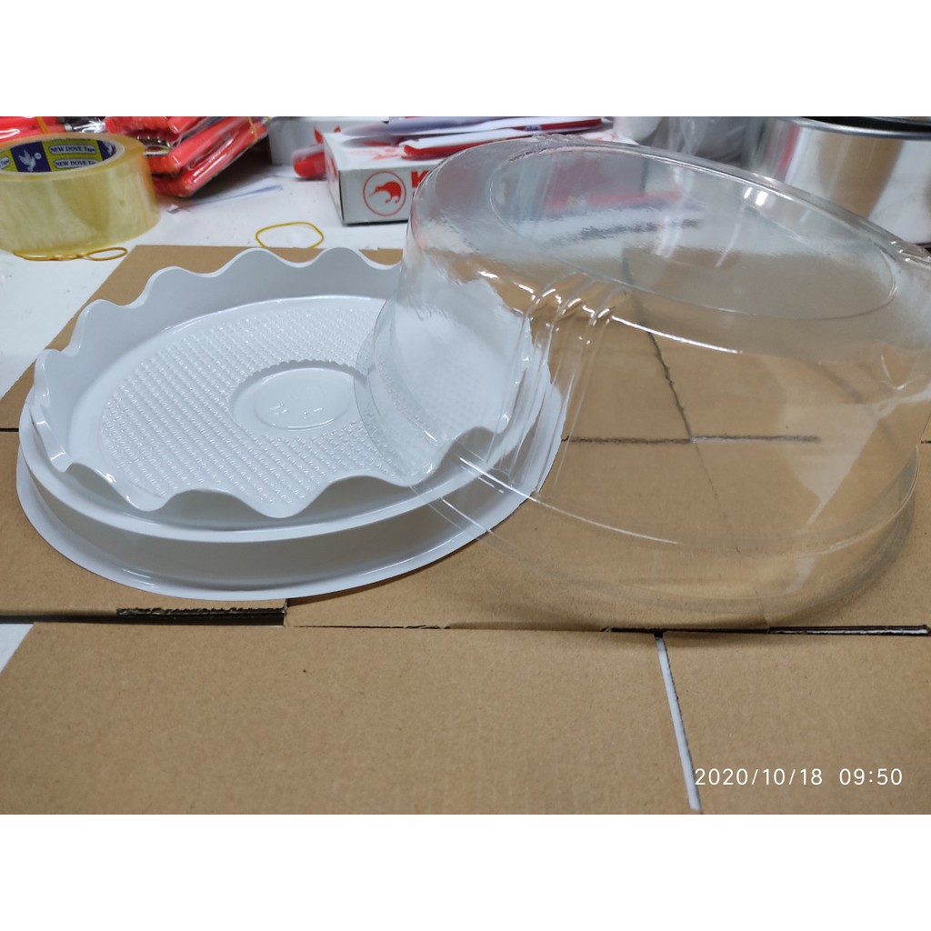 50 HỘP ĐỰNG BÁNH H47 NẮP THẤP,  KÍCH THƯỚC 19 X 19 X 7 CM