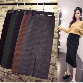 Chân váy len dài mềm mịn chất đẹp ( coi kĩ ảnh thật phía cuối )