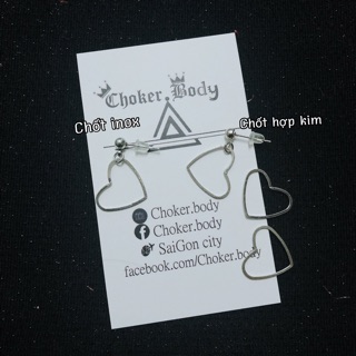 Hoa tai tim - earrings Heart