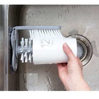 Dụng cụ rửa ly, bình, cốc gắn tường tiện lợi, đồ gia dụng nhà bếp đa chức năng