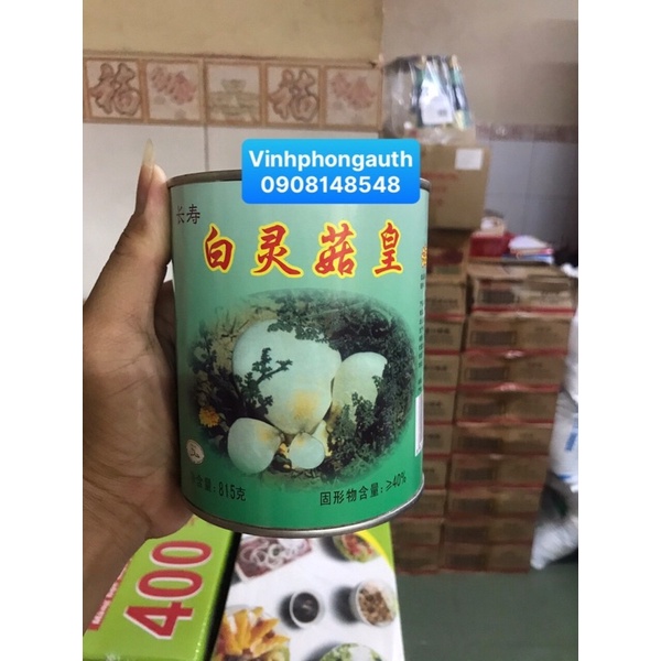 Nấm bạch linh 815gr/lon