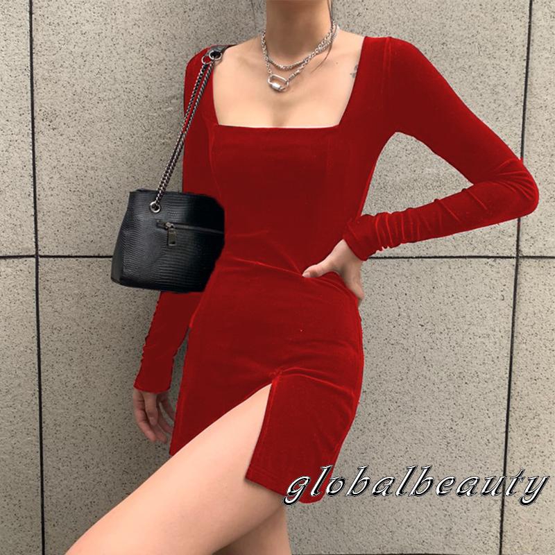 Đầm Body Tay Dài Thiết Kế Ôm Sát Tôn Dáng