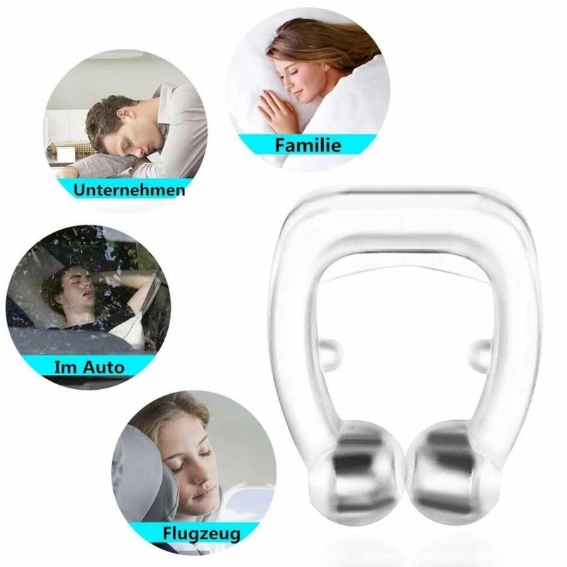 [Hàng mới về] Kẹp mũi chống ngáy bằng silicon giúp thở thoải mái cho nam nữ