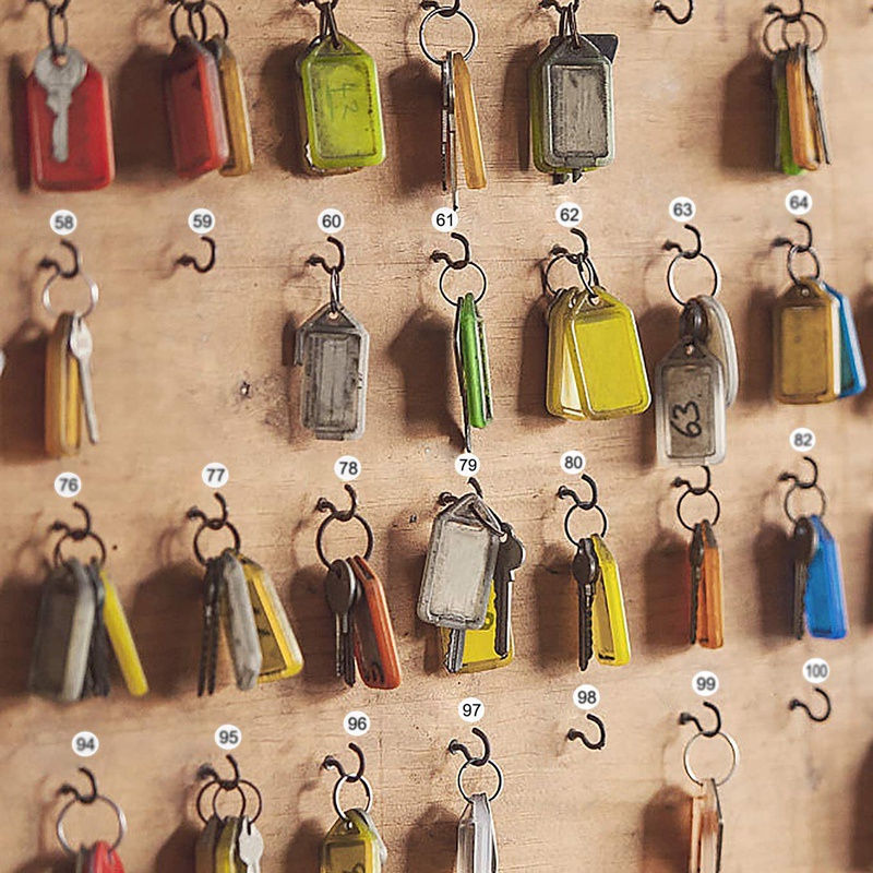 Bộ 100 Miếng Dán Đánh Số Từ 1-100 Hình Tròn 0.4 Inch Tiện Dụng Cho Văn Phòng