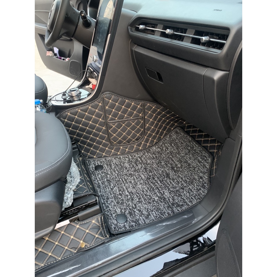 Thảm lót sàn ô tô 5D 6D Vinfast VF E34 chống nước, không mùi, phủ kín 90% sàn xe