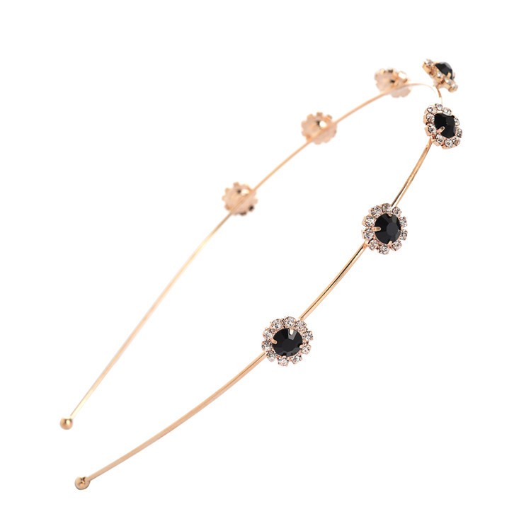 Băng đô đính đá thời trang Hàn Quốc