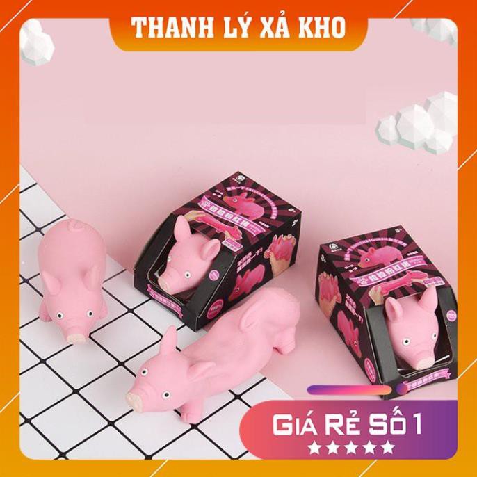 Heo đồ chơi bóp dẻo, Đồ Chơi Squishy hình con heo đáng yêu giúp giảm căng thẳng, lợn xả stress