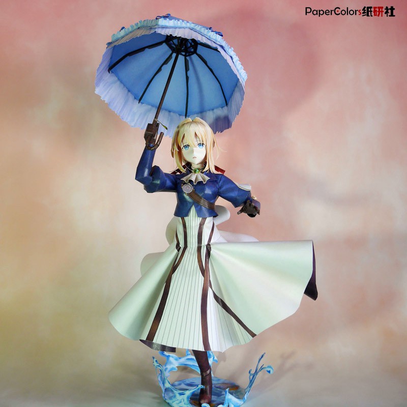 Mô hình giấy Violet Evergarden - DIY