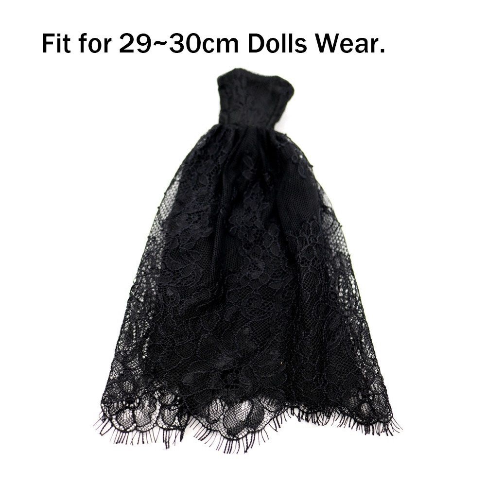 Bộ áo khoác jean + quần short da nhiều kiểu dáng tỉ lệ 1/6 11.5&quot; dành cho búp bê