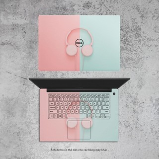 Miếng dán Skin Laptop Mẫu Tai Nghe - Decal dán bảo vệ laptop Cắt Sẵn Cho Tất cả các dòng máy