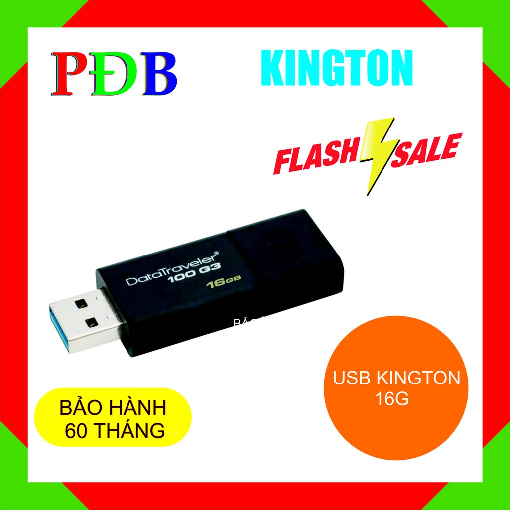 USB Kington 16G DataTraveler 100 G3