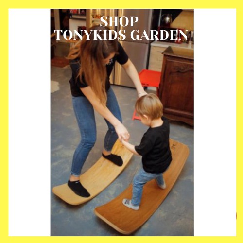 Ván thăng bằng montessori, ván bập bênh joy rocker board