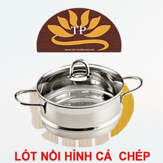 Đế Lót NồI Hình Cá Chép -Dùng lót nồi, Xoang, Chảo, Dùng trang trí