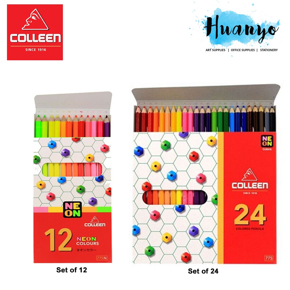 ✺Bút chì màu Neon Colleen 775 (Bộ màu 12 / 24 36 60 72)