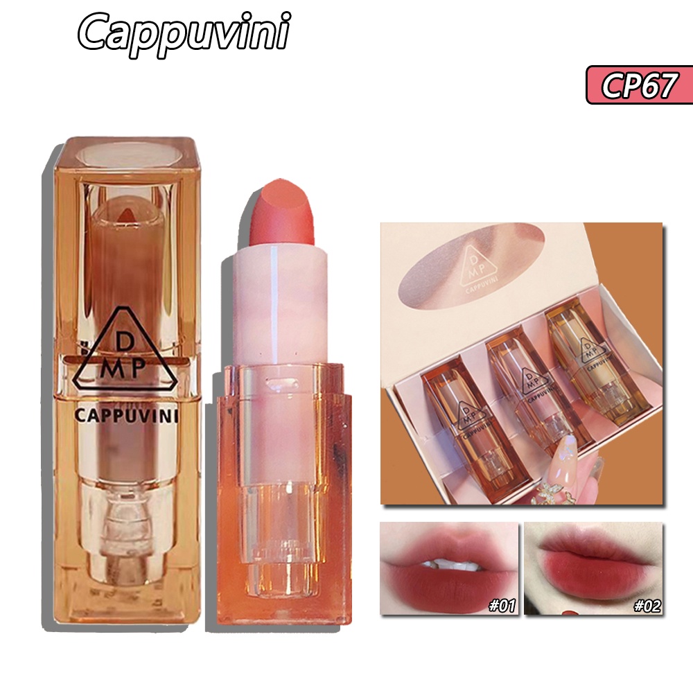 Son môi CAPPUVINI dạng lỏng 3.5g màu nhung lì lâu trôi