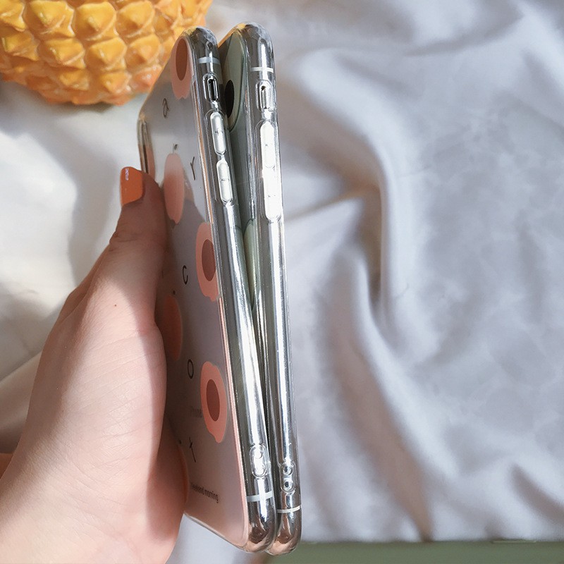 Ốp lưng iphone Bơ - ĐÀo  6 6plus 6s 6s plus 7 7plus 8 8plus x xs xs max 11 11 pro 11 promax12 12promax-t46