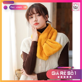 Khăn Quàng Cổ Lông Thỏ Mùa Đông Nhiều Màu Hot Trend 2021