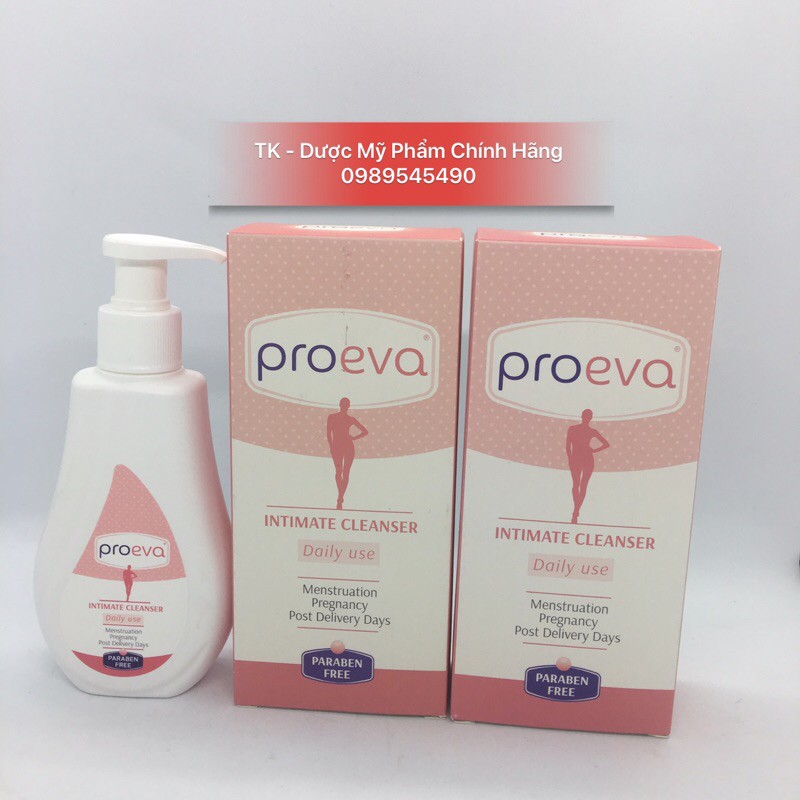 Dung Dịch Vệ Sinh Phụ Nữ PROEVA dung tích 125ml- Hàng chính hãng, nhập khẩu nguyên hộp từ Italia