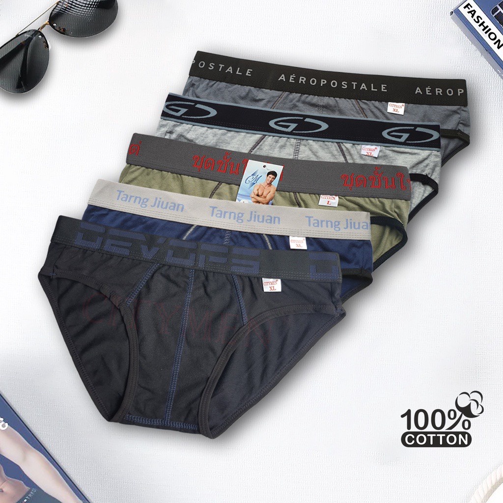 Quần lót nam, quần ship nam chéo thể thao thoáng mát thấm hút mồ hồi tốt