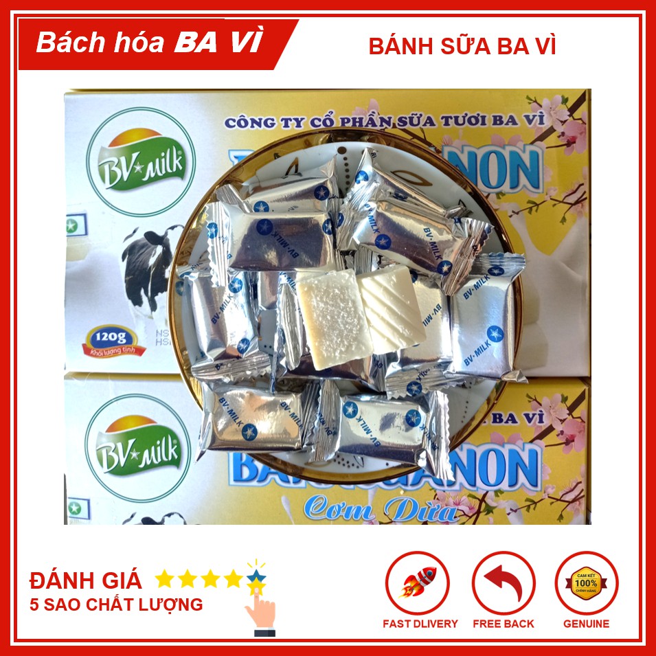Bánh Sữa Non Cơm Dừa Đặc Biệt BVMILK Ba Vì 120g