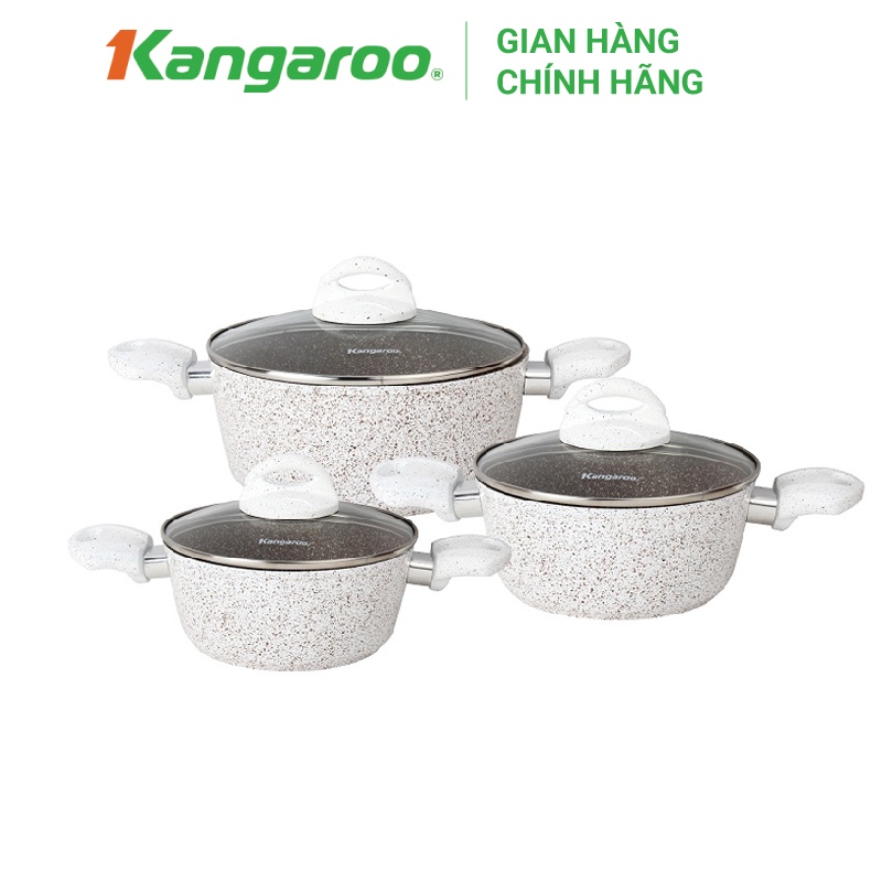 Bộ nồi nhôm đáy từ Kangaroo KG995