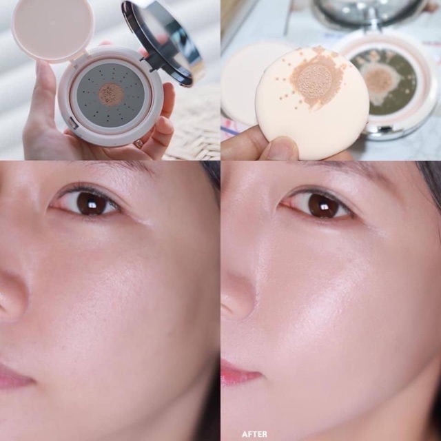 [Chính hãng] Phấn Nước Siêu Mỏng Nhẹ Cho Lớp Nền Tự Nhiên April Skin Magic Essence Shower Cushion SPF 50+